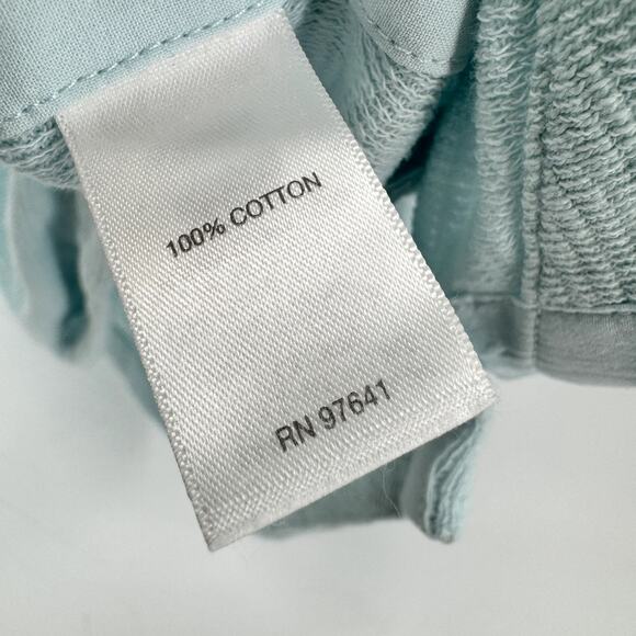 J Jill Tunic Womens Medium Blue Pullover 3/4 Sleeve Snap Side Detail Cotton Knit - Picture 6 of 8